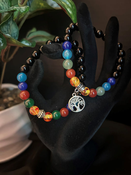 Tree of Life Harmony - Stack Bracelet Set