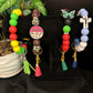 Beaded Key Charms