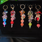 Beaded Key Charms